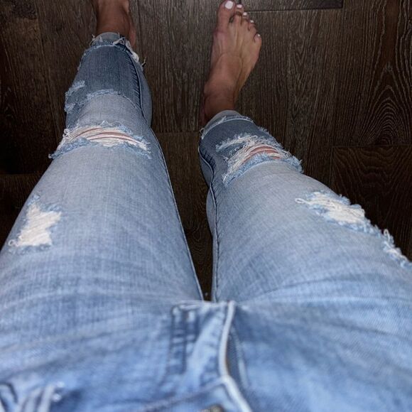 Kancan distressed stretch denim size 24 / 1 - Picture 1 of 8